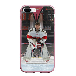 Чехол для iPhone 7Plus/8 Plus матовый Sergey Bobrovsky - Florida panthers - hockey