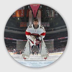 Круглый коврик для мышки Sergey Bobrovsky - Florida panthers - hockey