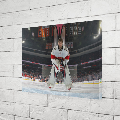 Холст прямоугольный Sergey Bobrovsky - Florida panthers - hockey, цвет 3D печать - фото 3