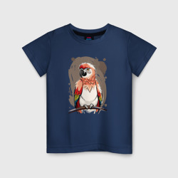 Попугай какаду – Детская футболка хлопок с принтом купить со скидкой в -20%