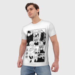 Мужская футболка 3D Разный Годжо - Магическая битва - фото 2