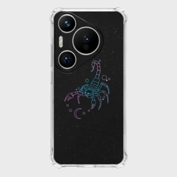 Чехол для Huawei Pura 70 Pro Знак зодиака скорпион - космос
