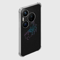 Чехол для Huawei Pura 70 Pro Знак зодиака скорпион - космос - фото 2