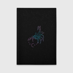 Обложка для автодокументов Знак зодиака скорпион - космос