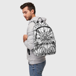 Рюкзак 3D Абстрактный контрастный паттерн - фото 2