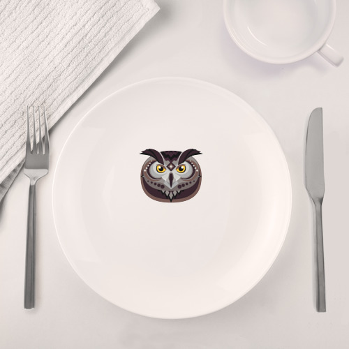 Набор: тарелка + кружка Совушка сова - фото 4