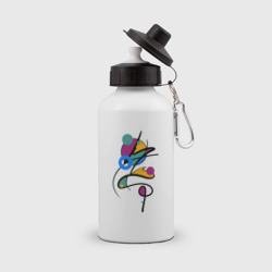 Бутылка спортивная Яркая разноцветная абстракция