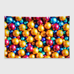 Флаг-баннер Шоколадные шарики в перламутровой глазури