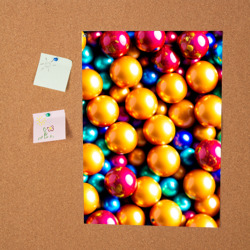 Постер Шоколадные шарики в перламутровой глазури - фото 2