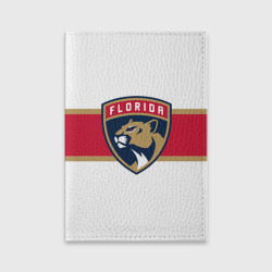 Обложка для паспорта матовая кожа Florida panthers - uniform - hockey