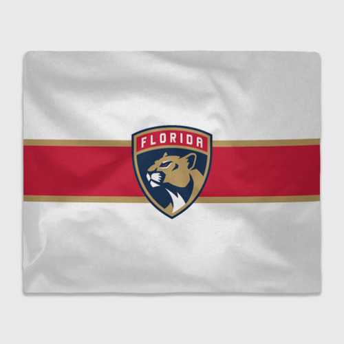 Плед 3D Florida panthers - uniform - hockey, цвет 3D (велсофт)