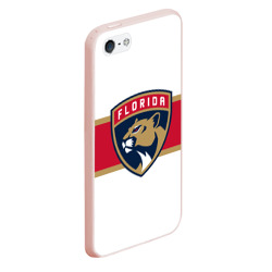 Чехол для iPhone 5/5S матовый Florida panthers - uniform - hockey - фото 2