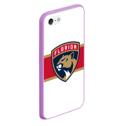 Чехол для iPhone 5/5S матовый Florida panthers - uniform - hockey - фото 2