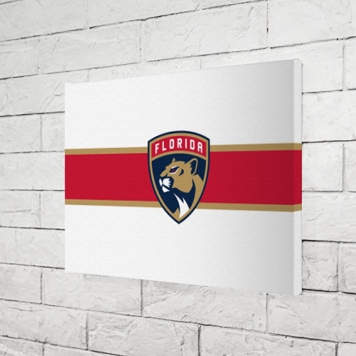 Холст прямоугольный Florida panthers - uniform - hockey, цвет 3D печать - фото 3