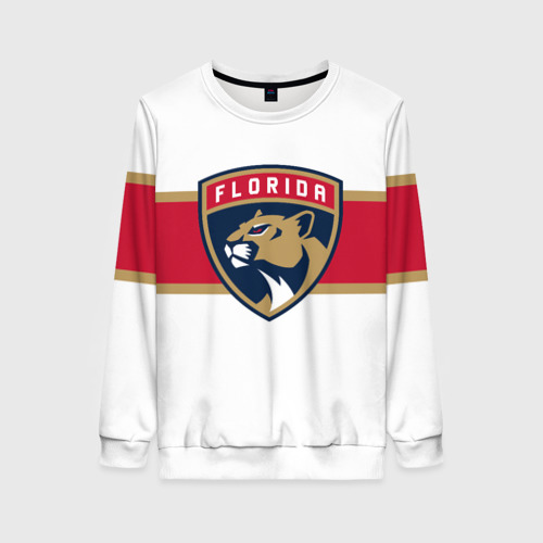 Женский свитшот 3D Florida panthers - uniform - hockey, цвет 3D печать