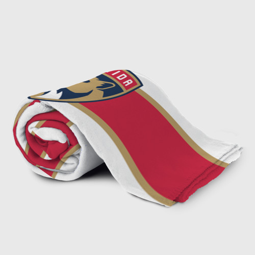 Плед 3D Florida panthers - uniform - hockey, цвет 3D (велсофт) - фото 2