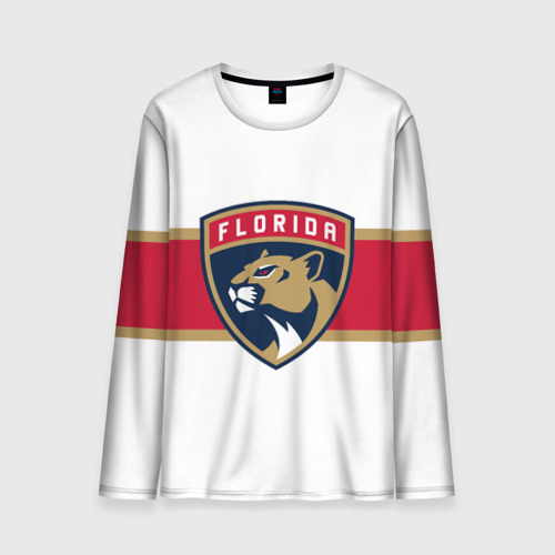 Мужской лонгслив 3D Florida panthers - uniform - hockey, цвет 3D печать