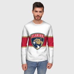 Мужской лонгслив 3D Florida panthers - uniform - hockey - фото 2