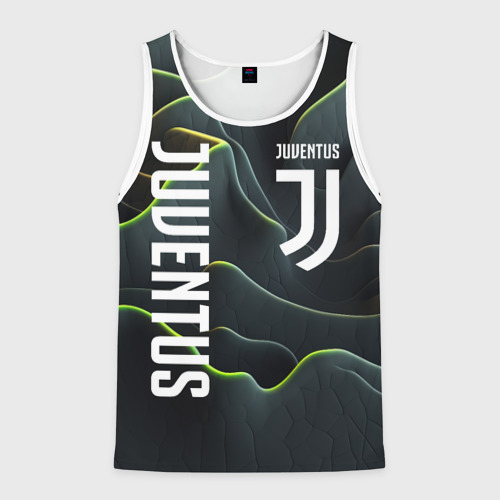 Мужская майка 3D Juventus dark green logo, цвет 3D печать