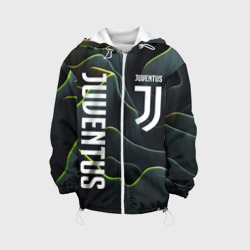 Детская куртка 3D Juventus dark green logo