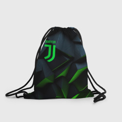 Рюкзак-мешок 3D Juventus black green logo