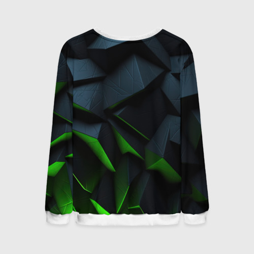 Мужской свитшот 3D Juventus black green logo, цвет белый - фото 2