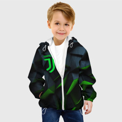 Детская куртка 3D Juventus black green logo - фото 2