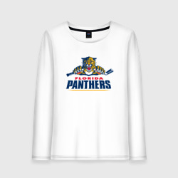 Женский лонгслив хлопок Florida panthers - hockey team