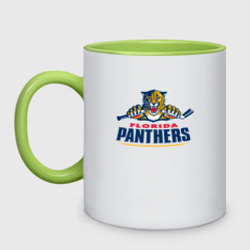 Кружка двухцветная Florida panthers - hockey team