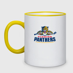 Кружка двухцветная Florida panthers - hockey team