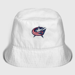 Женская панама хлопок Columbus blue jackets - hockey team - emblem