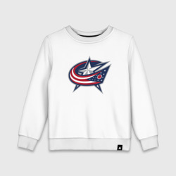 Детский свитшот хлопок Columbus blue jackets - hockey team - emblem