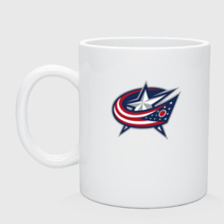 Кружка керамическая Columbus blue jackets - hockey team - emblem