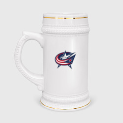 Кружка пивная Columbus blue jackets - hockey team - emblem