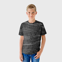 Детская футболка 3D Программирование Двоичный Код Binary Code - фото 2