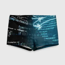 Детские купальные плавки 3D Информатика обучение программированию
