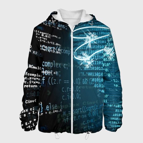 Мужская куртка 3D Информатика обучение программированию, цвет 3D печать