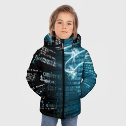 Зимняя куртка для мальчиков 3D Информатика обучение программированию - фото 2