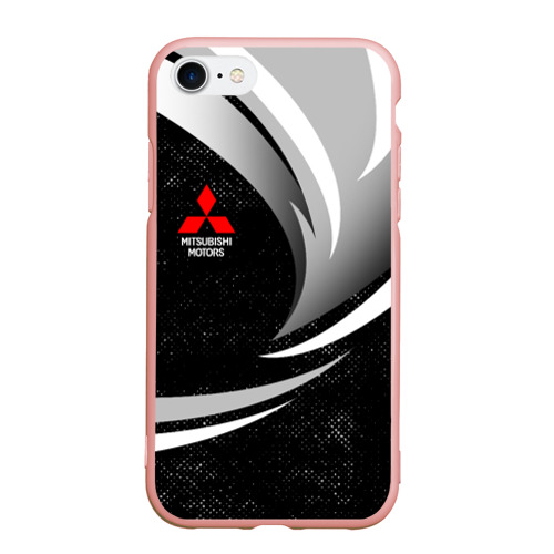Чехол для iPhone 7/8 матовый с принтом Митсубиси - строгие оттенки, вид спереди #2