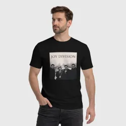 Мужская футболка хлопок Тру фанат Joy Division - фото 2