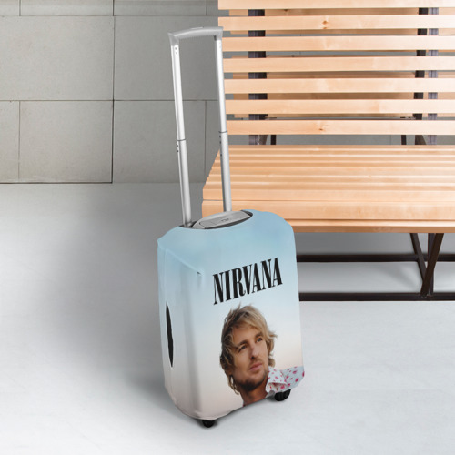 Чехол для чемодана 3D Тру фанат Nirvana - Оуэн Уилсон, цвет 3D печать - фото 3