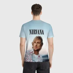 Мужская футболка 3D Тру фанат Nirvana - Оуэн Уилсон - фото 4