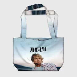 Пляжная сумка 3D Тру фанат Nirvana - Оуэн Уилсон