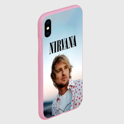 Чехол для iPhone XS Max матовый Тру фанат Nirvana - Оуэн Уилсон - фото 2