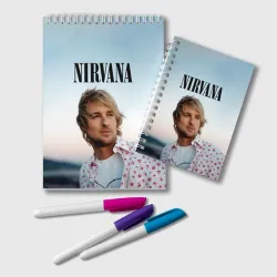 Блокнот Тру фанат Nirvana - Оуэн Уилсон