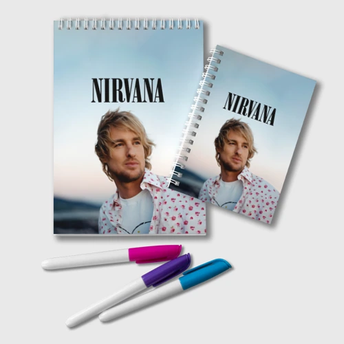 Блокнот Тру фанат Nirvana - Оуэн Уилсон