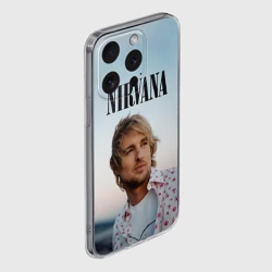 Чехол для iPhone 15 Pro Max силиконовый с защитой камеры Тру фанат Nirvana - Оуэн Уилсон - фото 2