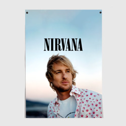 Постер Тру фанат Nirvana - Оуэн Уилсон