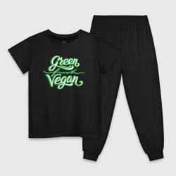 Детская пижама хлопок Green vegan