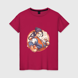 Девушка айкидо – Женская футболка хлопок с принтом купить